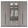 Modern Wardrobe Solid Wood Wardrobe 3d model