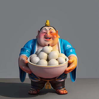 Taiyi Real Person Which Hand-made Ornaments Ceramic Ornaments Taiyi Real Person 3d model