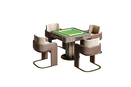 Modern Mahjong Table 3d model