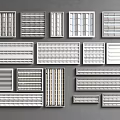 Modern Grille Lights With Diverse Designs For Indoor Commercial And Residential Lighting