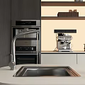 Modern sink faucet 3d model