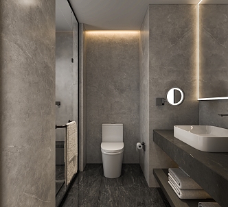 Hotel Toilet 3d model