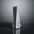 Modern Computer Tower with Blue Lighting Vertical Structure White Exterior and Sleek Futuristic Design 3d model