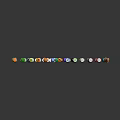 Collection of Colorful Assorted Beverage Bottles With Various Shapes And Reflections