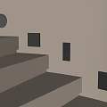 Induction lamp stair lamp floor lamp night lamp corridor lamp 3d model