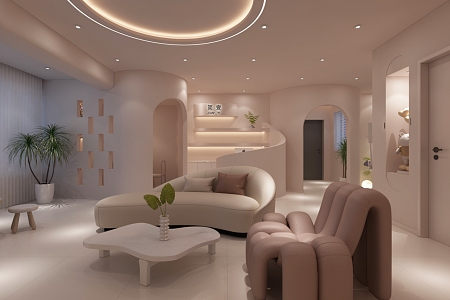 Modern Beauty Salon 3d model