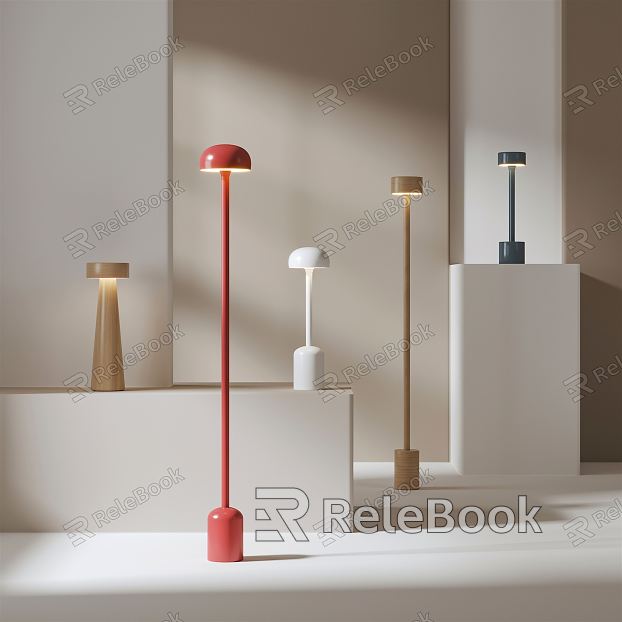 Modern lighting combination minimalist floor lamp table lamp model