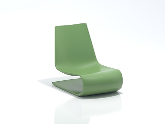 Modern single chair negotiation chair 3d model