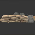 Practical Household Supplies Including Wooden Rack Fabric Barrels And Scrolls