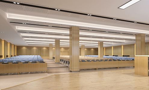 Modern Conference Hall Multifunctional Conference Hall 3d model