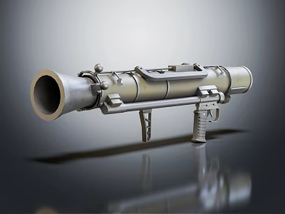 Spacecraft Propulsion Device Featuring Metallic Structure And Mechanical Components 3d model