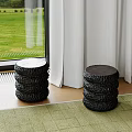 Middle Ancient Style Side Stool Round Side Stool Stone Side Stool 3d model