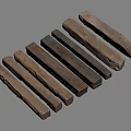 Natural Stone And Wood Materials With Rustic Textures For Home Decor Projects