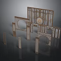 Wooden Intricate Carved Decorative Frames For Home Living Room Decoration
