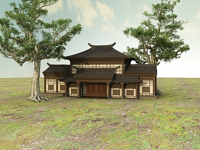 Chinese Ancient Building Rural Planning Rural Culture Series 3d model