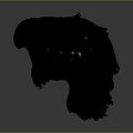 Realistic Human Head 3D Sculpture With Detailed Hair Texture and Strands Design