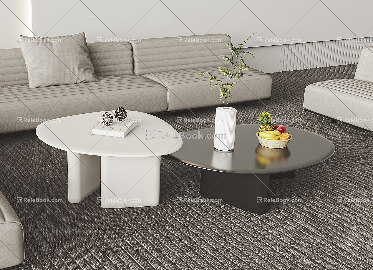 Arflex coffee table 3d model