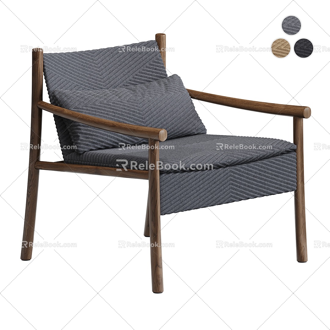 modern armchair 3d model