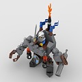 LEGO toy building blocks war machine robot fighting machine 3d model