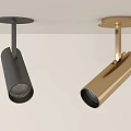 Stylish Modern Black And Gold Ceiling Mounted Downlights And Spotlights Fixtures