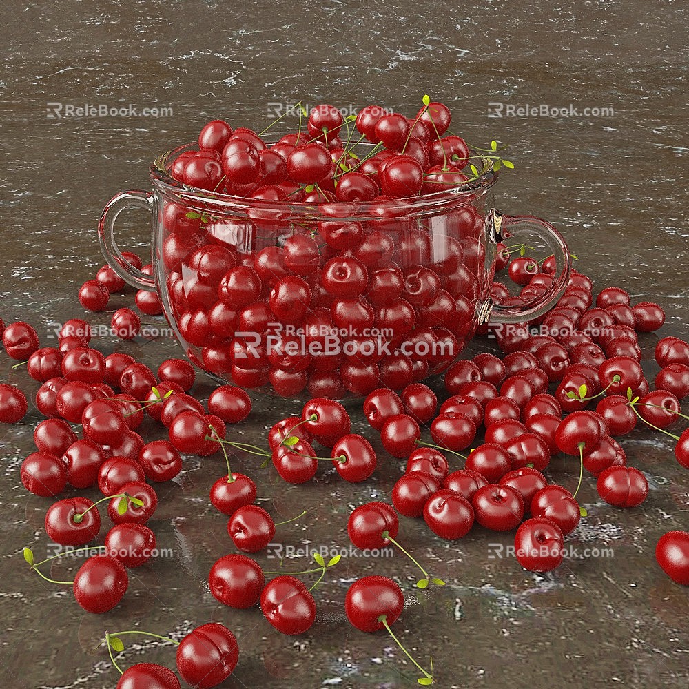 Modern Cherry Cherry 3d model