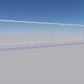 Modern Railing 3d model