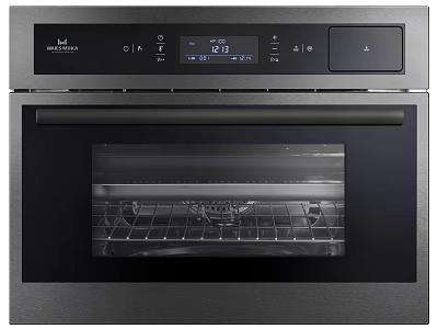 Modern Built in Kitchen Oven With Digital Display And Control Panel 3d model