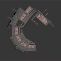Detailed Industrial Mechanical Equipment With Complex Metal Structure And Components