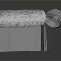 White Perforated Kitchen Towel Rolls With Texture For Household Daily Necessities