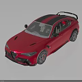 Eye catching Pink Sports Car with Black Stripes Spoiler Silver Wheels and Sporty Design