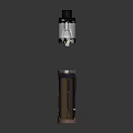 Professional Vaping Device Kit With Atomizer Two Blue Batteries And Accessories