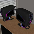 Computer host chassis 3d model