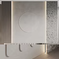 Stylish Background Wall Designs With Different Textures Materials Curved Grooves Light Dark And Concrete Tones