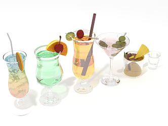 Modern Cocktail 3d model