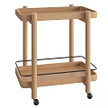 Hargrove Bar Cart 3d model
