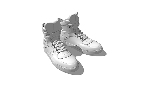 Modern Shoes 3d model