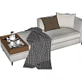 Modern chaise longue 3d model