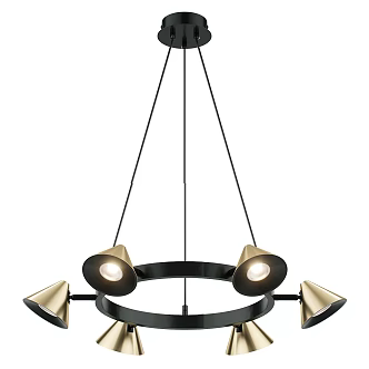 Modern Simple Light Luxury Chandelier 3d model