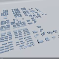 Aerial Planning of Urban Layout With Blue Architectural Models And Building Clusters