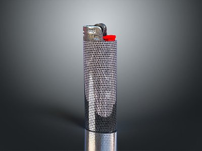 Lighter Mechanical Lighter Kerosene Lighter Windproof Lighter Realistic 3d model