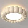 Modern Minimalist White Ceiling Lights With Various Decorative Patterns For Home Interior 3d model