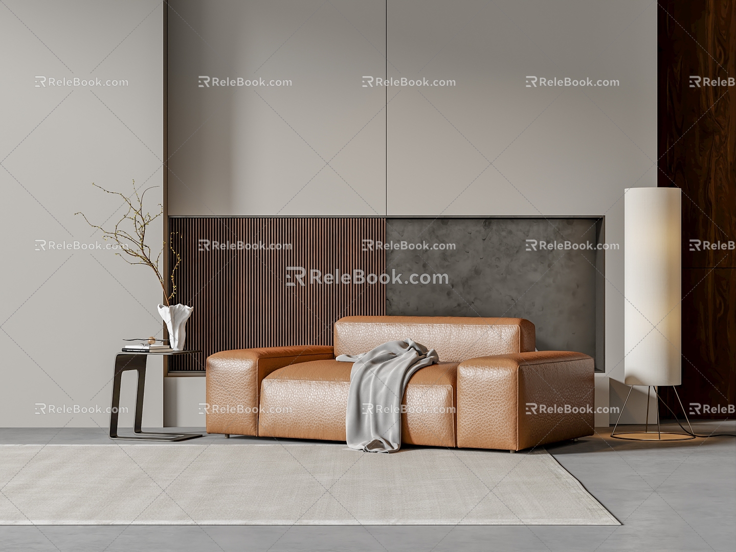 Modern single sofa 3d model