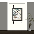 New Chinese Decorative Painting 3d model