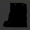 Durable Black Tall Boots For Daily Use With Comfortable Fit And Non Slip Sole
