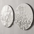 Circular Textured Wall Decor Pieces In Multiple Textures And Colors 3d model