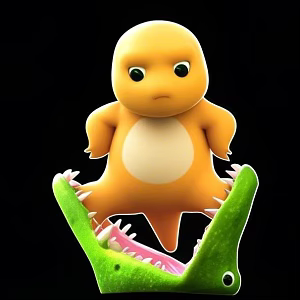 Milk Dragon 3d model