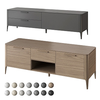 Modern chest of drawers 3d model