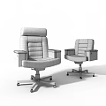 Black Leather Office Chairs With Wooden Armrests Swivel Base And Modern Design