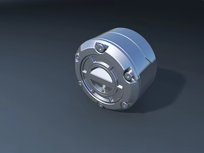 Stainless Steel Hardware Tool with Precision Bolted Design for Industrial Mechanical Applications 3d model