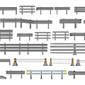 Different Types of Metal Fence Designs With Guardrails Railings And Safety Barriers